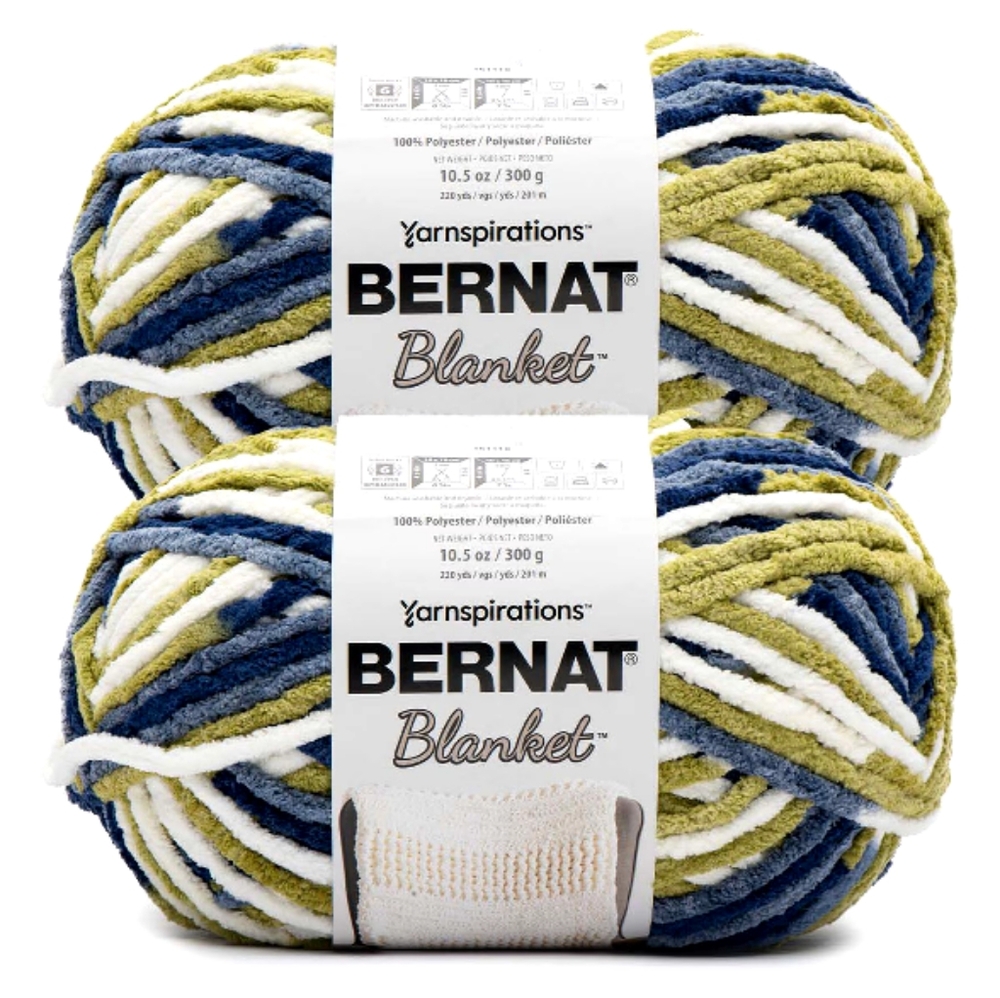 Bernat Blanket Yarn (2 skeins) NWT